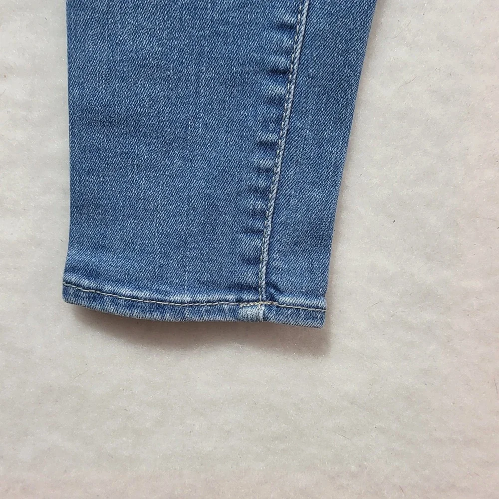 GapKids 1969 Girls Blue Distressed Pull‎ On Legging Jeans Size 12 Regular Skinny